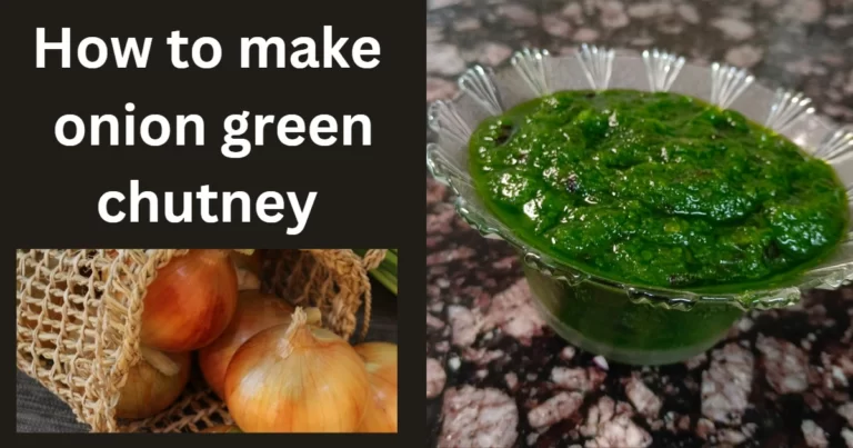 How To Make Onion Green Chutney