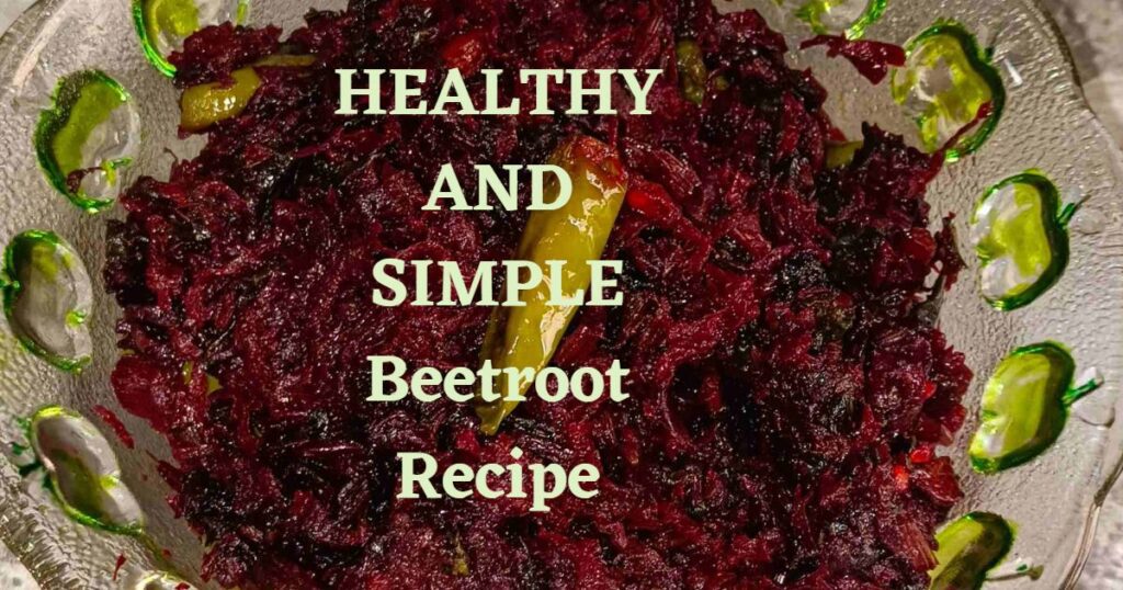 Beetroot Bhaji | Beetroot Recipe | Beetroot Stir Fry