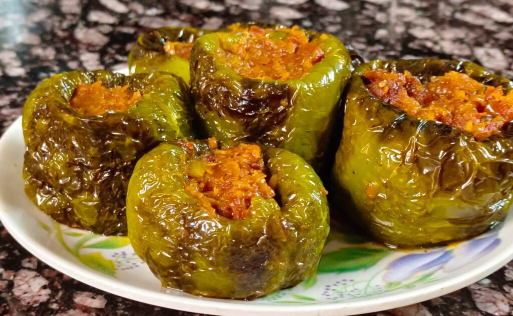 Stuffed Shimla Mirch | Bharva Shimla Mirch Recipe | 